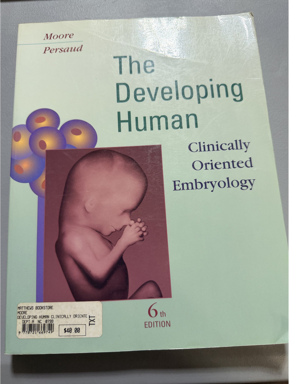 The Developing Human Clinically Oriented Embryology 6th Edition Keith L Moore PB